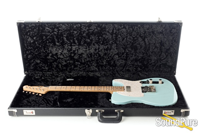 Tuttle Custom Classic T Daphne Blue Guitar #537 - Used — image 5