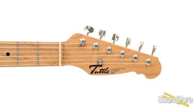 Tuttle Custom Classic T Daphne Blue Guitar #537 - Used — image 6