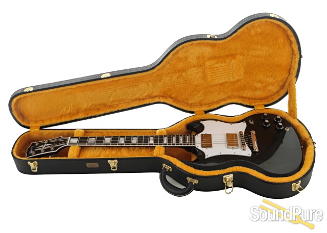 Gibson CS SG Custom Ebony Electric Guitar #CS300484 - Used — image 6