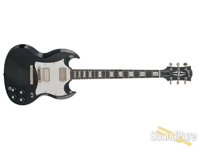 Gibson CS SG Custom Ebony Electric Guitar #CS300484 - Used — image 8