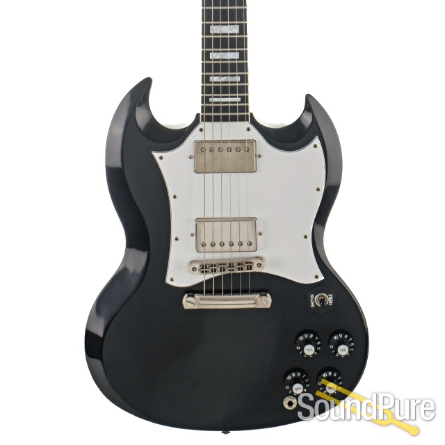 Gibson CS SG Custom Ebony Electric Guitar #CS300484 - Used — image 1