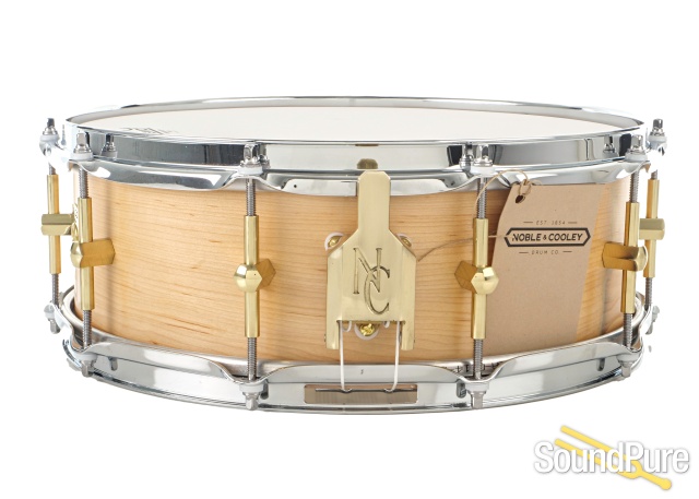Noble & Cooley SS Maple Natural Satin Snare Drum 5x14 — image 2