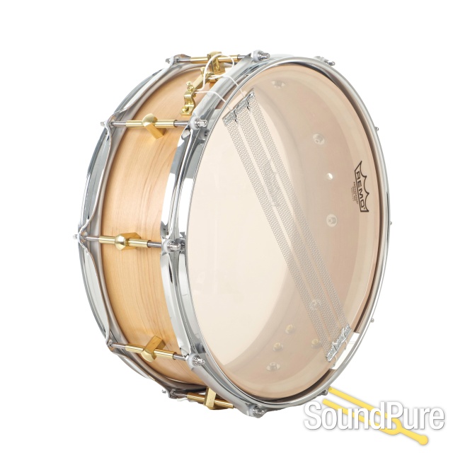 Noble & Cooley SS Maple Natural Satin Snare Drum 5x14 — image 3