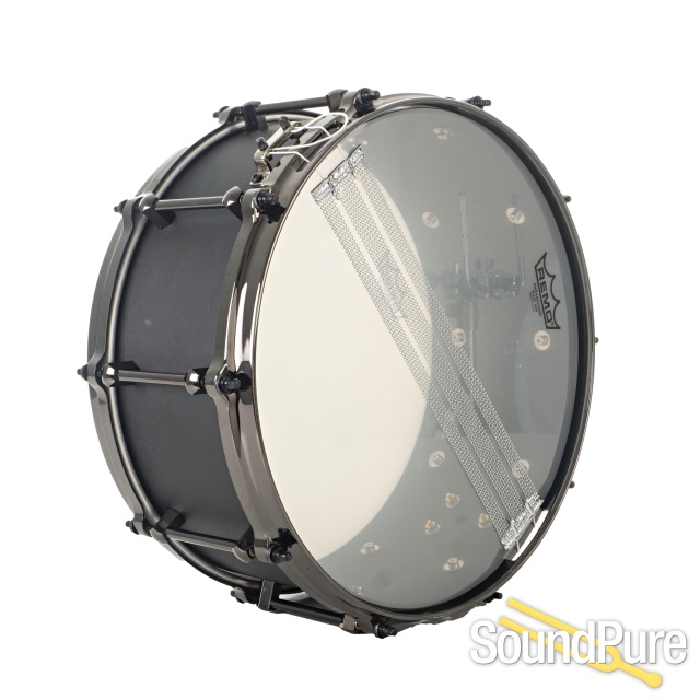 Noble & Cooley Alloy Classic Black Snare Drum 6x14 — image 3