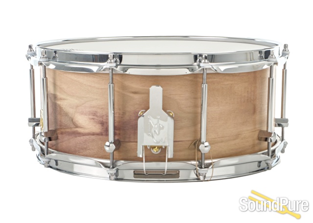 Noble & Cooley SS Walnut Snare Drum 6x14 Natural Satin — image 2