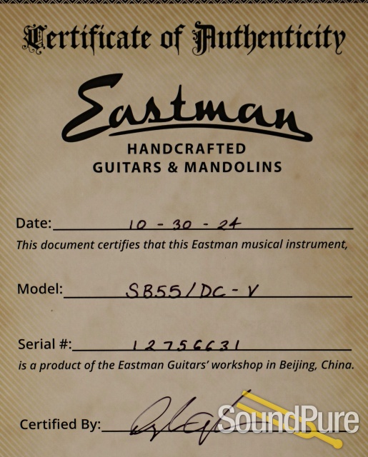 Eastman SB55/DC-V Electric Guitar #12756631 — image 4