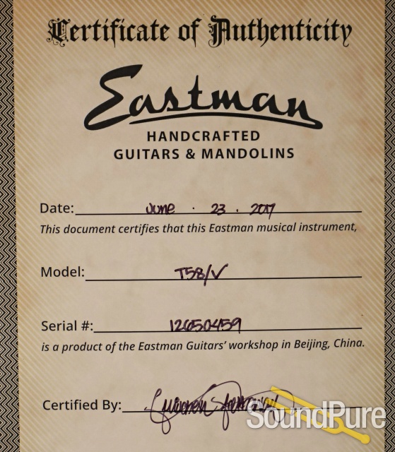 Eastman T58/V Antique Classic Guitar #12750161 - Used — image 5