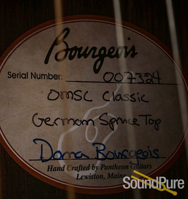 Bourgeois OMSC Classic Acoustic Guitar #7324 - Used — image 3