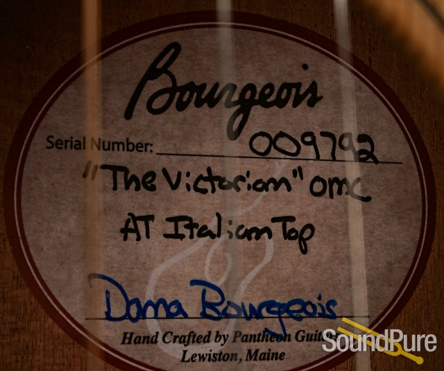 Bourgeois OMS Victorian Acoustic Guitar #9792 - Used — image 7