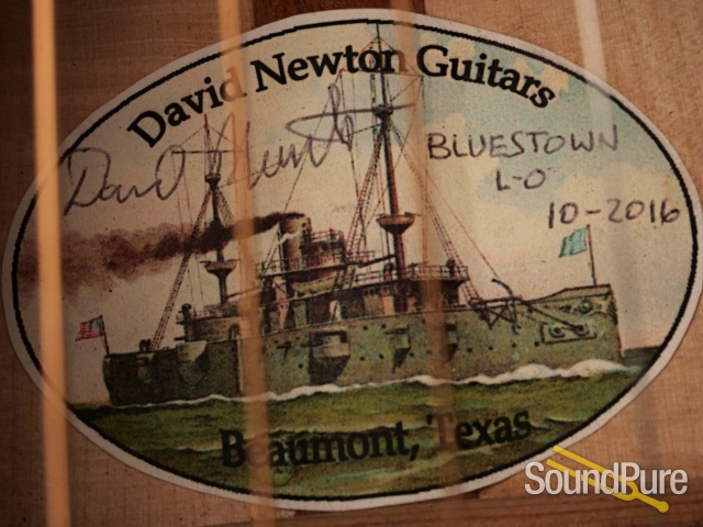 David Newton Bluestown L-0 Spruce/Maple #10-2016 - Used — image 3