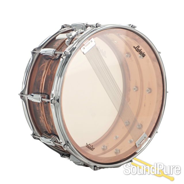 Ludwig 5x14 Copper Patina Snare Drum — image 3