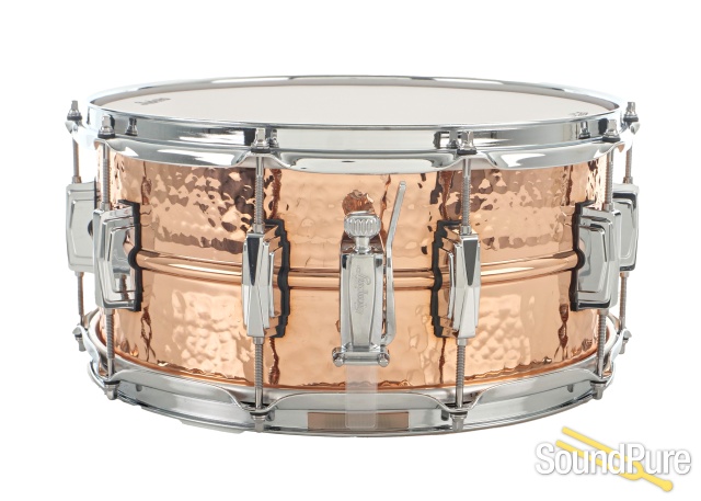 Ludwig 6x14 Hammered Copper Snare Drum — image 4