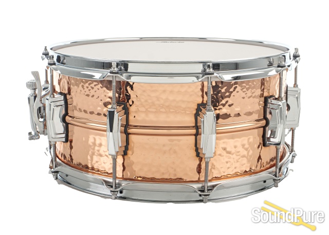 Ludwig 6x14 Hammered Copper Snare Drum — image 5