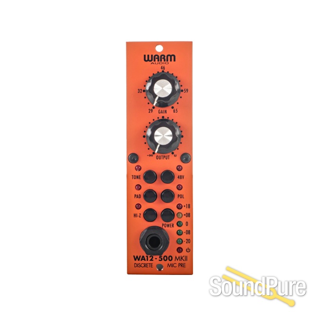 Warm Audio WA12 MKii 500 Series Mic/Instrument Preamp - Used — image 1