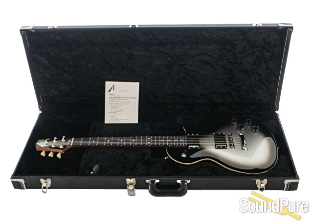Anderson Bobcat In-Distress Black/Silver Guitar #10-30-24A — image 6