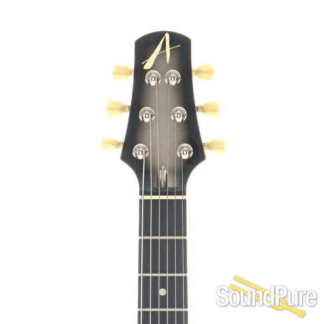 Anderson Bobcat In-Distress Black/Silver Guitar #10-30-24A — image 8