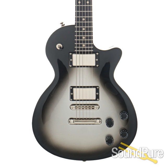Anderson Bobcat In-Distress Black/Silver Guitar #10-30-24A