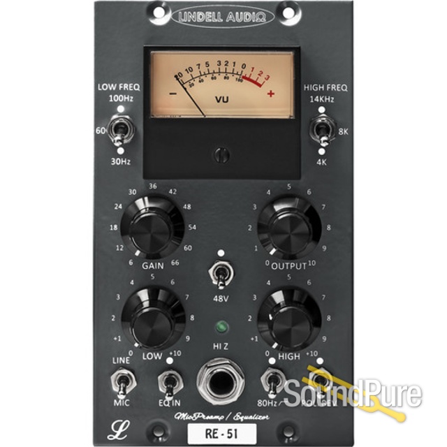 Lindell Audio RE-51 500 Series Preamp and Equalizer — image 1