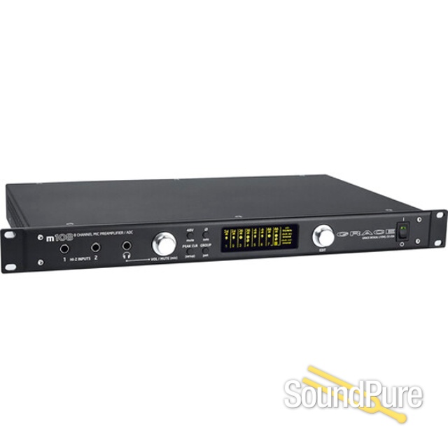 Grace Design m108 - 8 Channel Mic Preamp w/ DANTE card — image 1