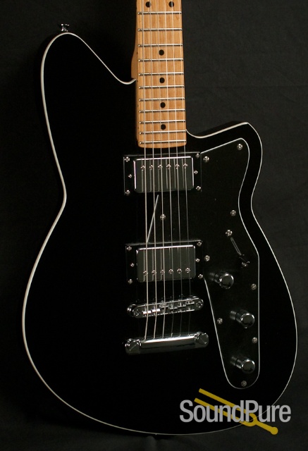 Reverend Jetstream HB Black Electric Guitar — image 5