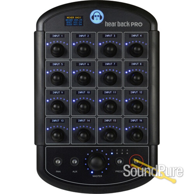 Hear Back PRO Personal Mixer With Digital Overlay Installed