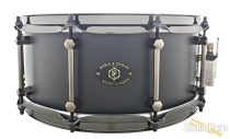 Noble & Cooley 6x14 Alloy Classic Snare Drum-Black-Flanged