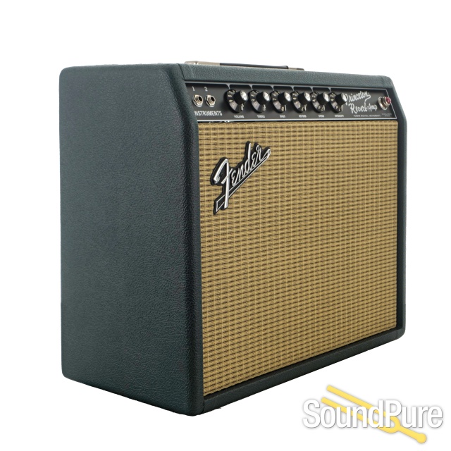 Fender LE '65 Princeton Reverb 1x12 Green Combo Amp - Used — image 2