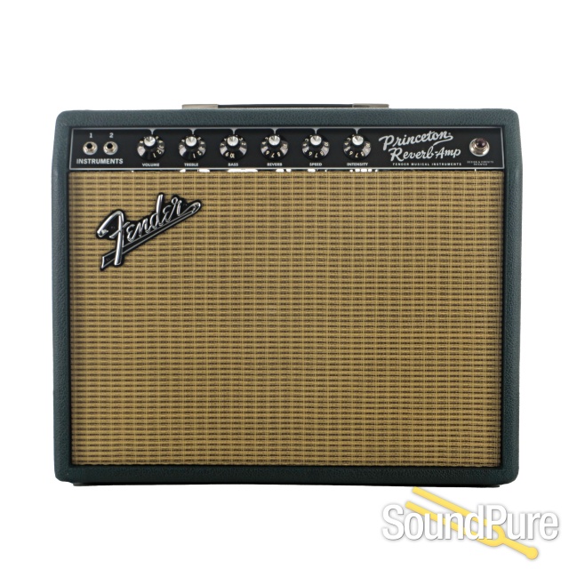 Fender LE '65 Princeton Reverb 1x12 Green Combo Amp - Used — image 1