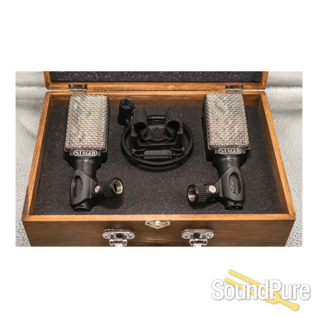 Stager SR-2N Compact Ribbon Microphone Matched Pair — image 1