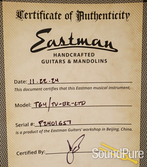 Eastman T64/-TV-BK-LTD Electric Guitar #P2401657 — image 4