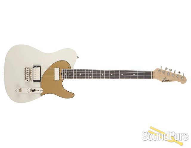 Tuttle Tuned ST Olympic White Electric Guitar #920 - Used — image 2