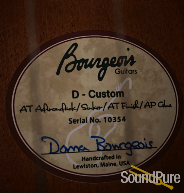 Bourgeois D Custom LSH AT Acoustic Guitar #10354 - Used — image 8