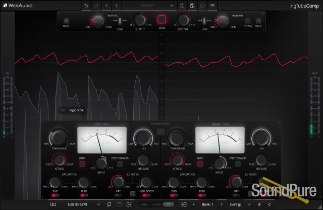 WesAudio ngTubeCOMP Tube Compressor with Digital Recall — image 10