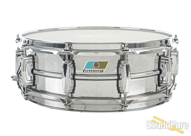 Ludwig 5x14 Supraphonic Aluminum Snare Drum LM400-Used — image 1