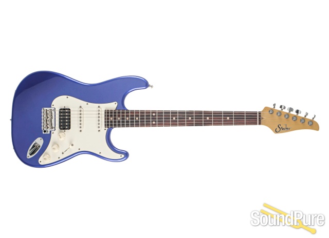 Suhr Classic S HSS Indigo Metallic Electric Guitar #85079 — image 4