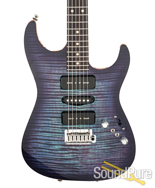 Anderson Cobra S Ultraviolet Blue Burst Guitar #01-08-25N — image 1