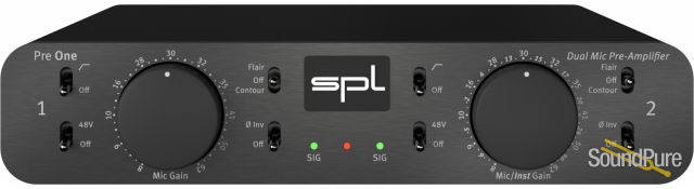 SPL Pre One Dual Channel Mic Preamp