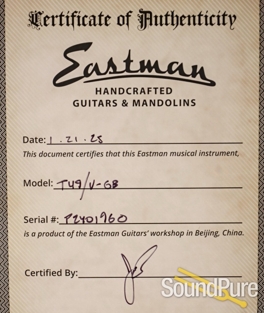 Eastman T49/V-GB Archtop Guitar #P2401960 — image 5