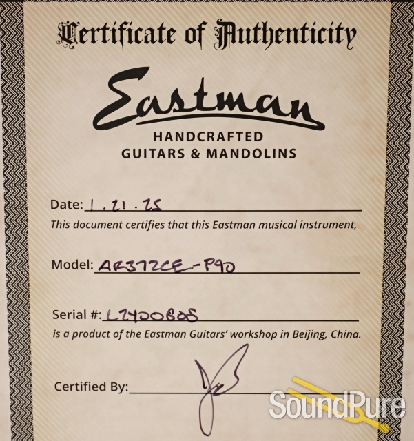 Eastman AR372CE-P90 Archtop Guitar #L2400808 — image 5