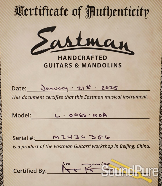 Eastman L-00SS-KOA #M2436356 — image 5