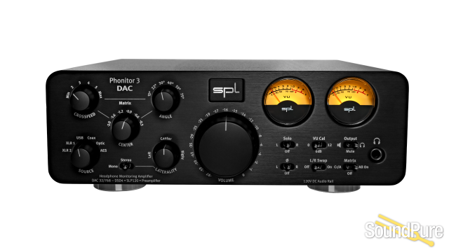 SPL Phonitor 3 DAC Headphone Amp and Monitor Control