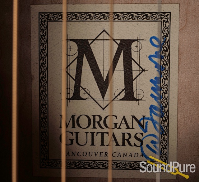 Morgan "Ghost" OM German/Quilted Maple Guitar - Used — image 8