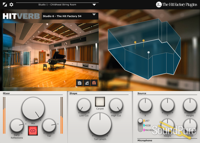 The Hit Factory HitVerb Convolution Reverb Plugin