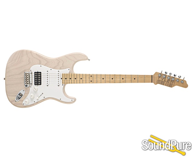 Tyler Classic Trans White HSS Electric Guitar #23334 - Used — image 5