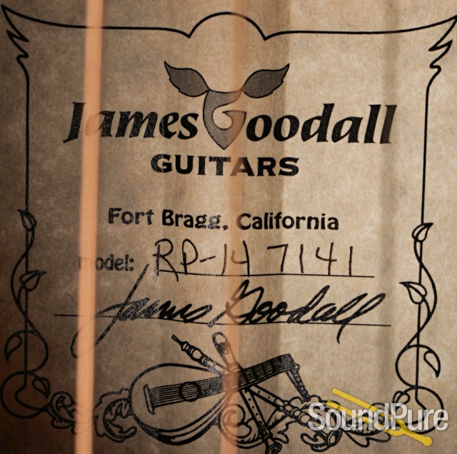 Goodall 14-Fret Parlor Acoustic Guitar #RP14-7141 — image 8