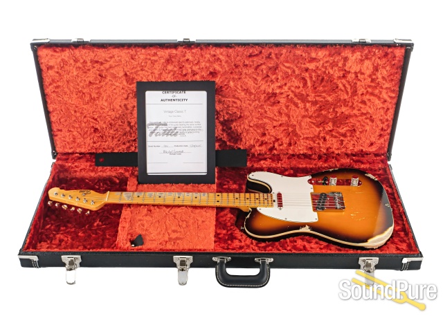Tuttle Vintage Classic T Two Tone Nitro Guitar #914 — image 6
