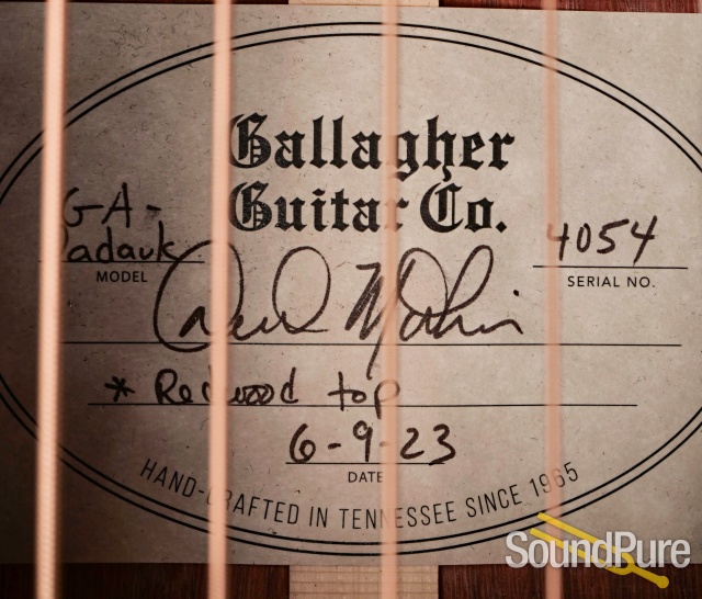 Gallagher GA Custom Redwood/Padauk Guitar #4054 - Used — image 8