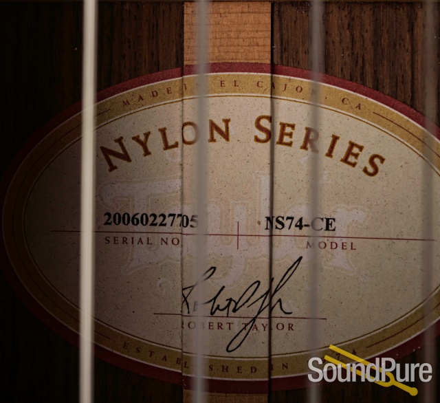 Taylor NS74CE Nylon Acoustic #20060227705 - Used — image 8