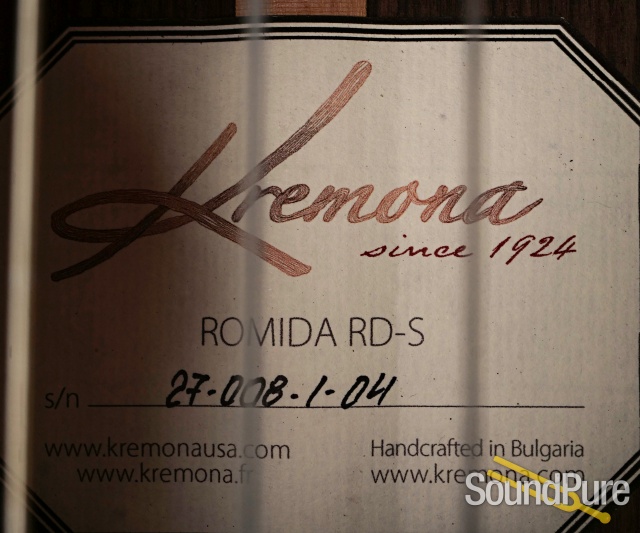 Kremona Romida Spruce/RW Nylon Guitar #27-008-1-04 — image 8