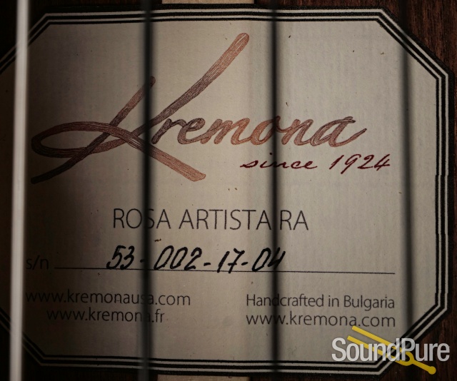 Kremona Rosa Artista Classical Guitar #53-002-17-04 — image 7